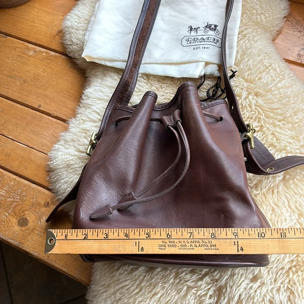 Vintage Coach Legacy Drawstring Bucket Crossbody - Picture 15 of 15
